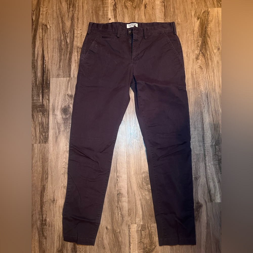 Express Men's Black/Dark blue Pants